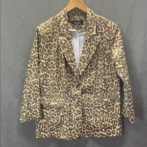 Berek Women's Leopard Print Blazer